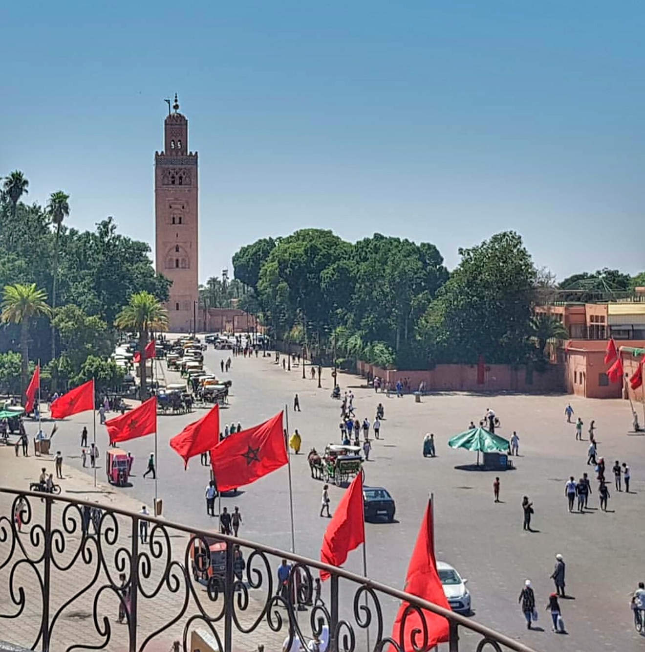 Koutoubia mosque, džamija kutubija, marakeš, marrakesh, morocco, maroko
